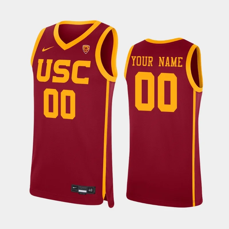 Youth's USC Trojans Cardinal 2019-20  Custom Jersey