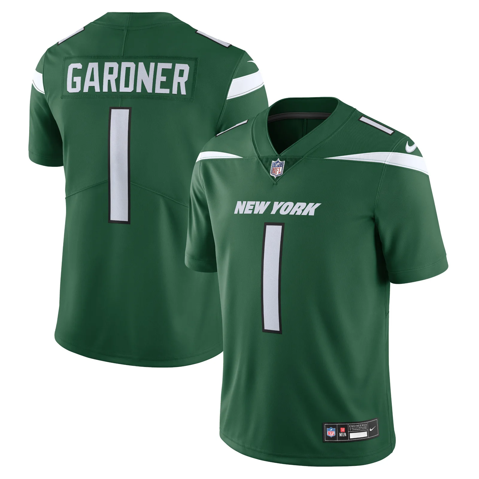 Men'sAhmad Sauce Gardner New York Jets Vapor Untouchable Limited Jersey - Gotham Green -
