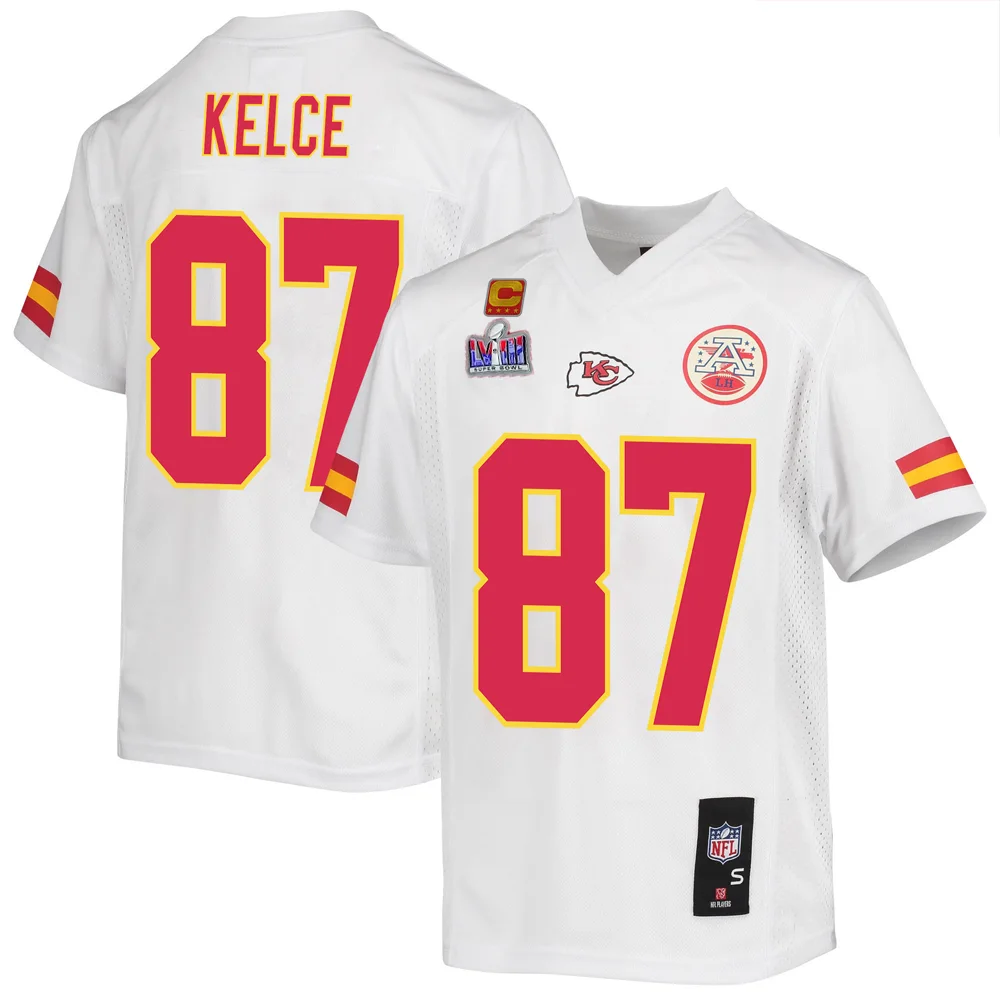 Chiefs SuperBowl LVIII Jersey - Patrick Mahomes, Kelce and Custom Jersey