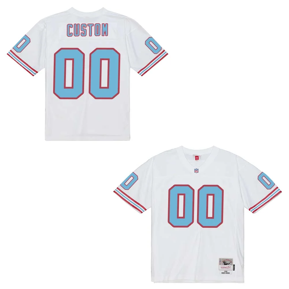 Custom Legacy Tennessee Oilers White 1998 Jersey -