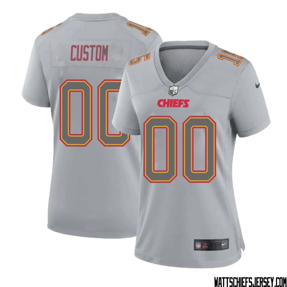 Custom Silver Inverted Team Game Jersey Woman -