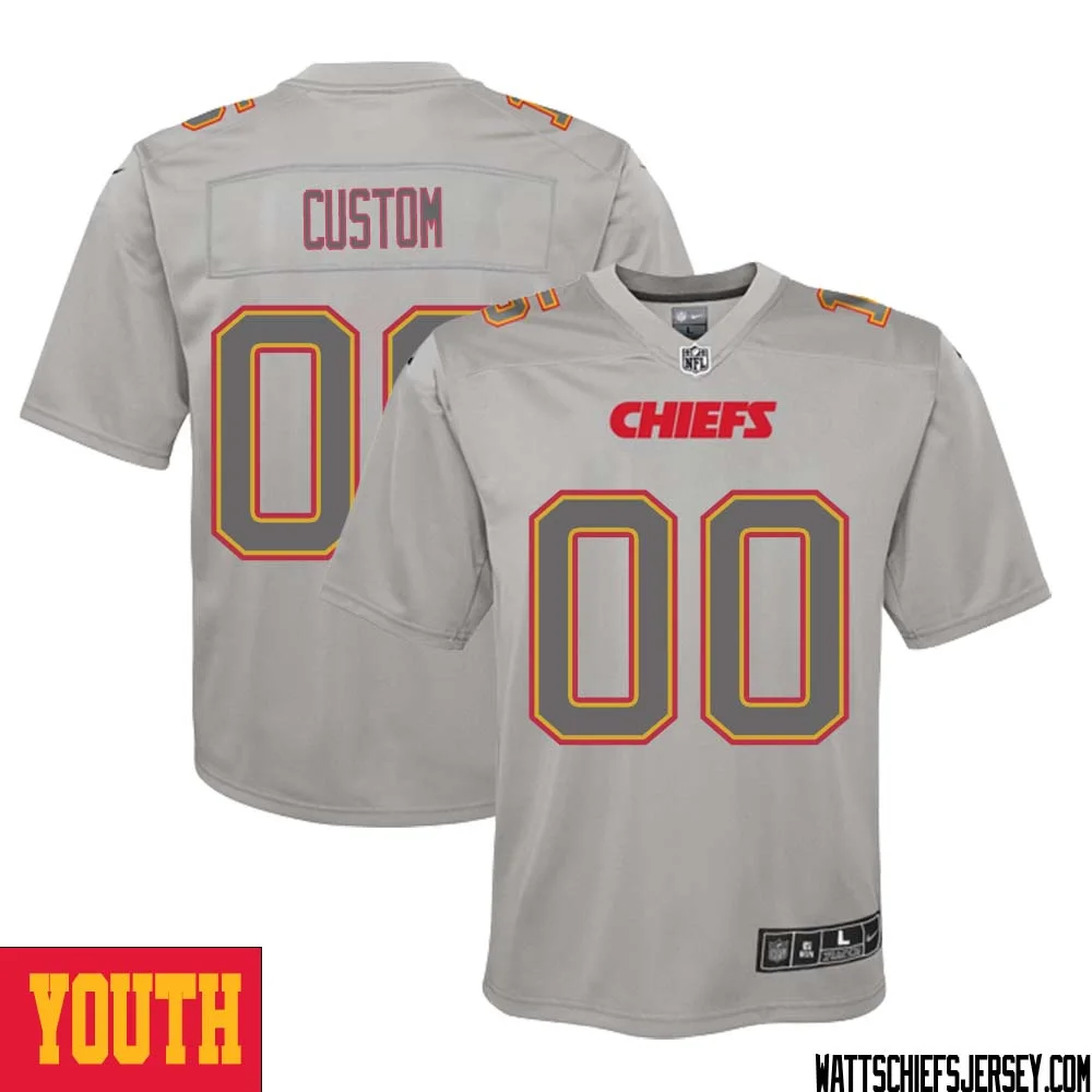 Custom Silver Inverted Team Game Jersey Youth -