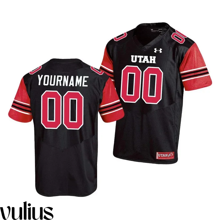 Custom Utah Utes Jersey, Black Men's,  College Football Jersey