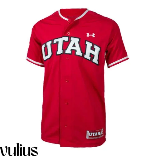 Custom Utah Utes Jersey, Red Men's, Baseball Custom Jersey -