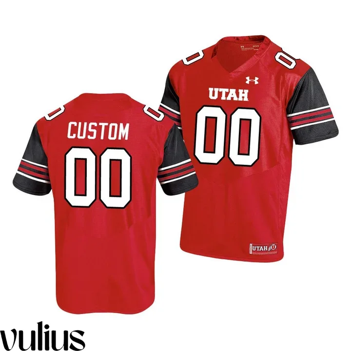 Custom Utah Utes Jersey, Red Men's, College Football Jersey -
