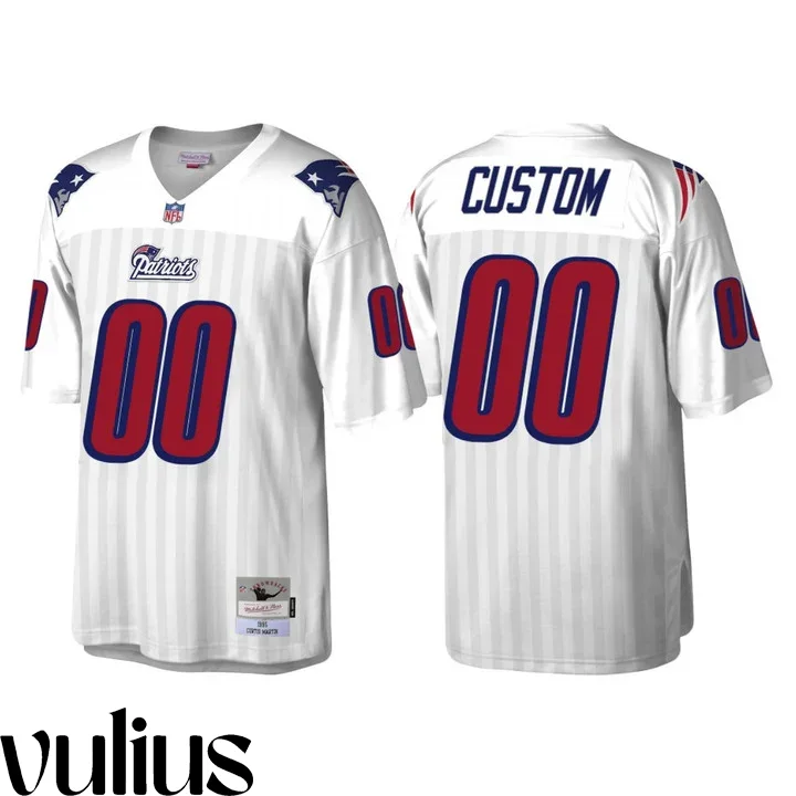 Customizable Patriots Jersey, White Men's Jersey, Legacy  Jersey
