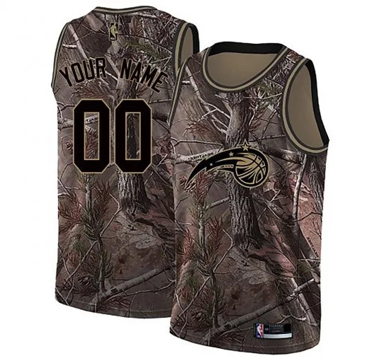 Men's Custom Orlando Magic Swingman Camo Realtree Collection Jersey -