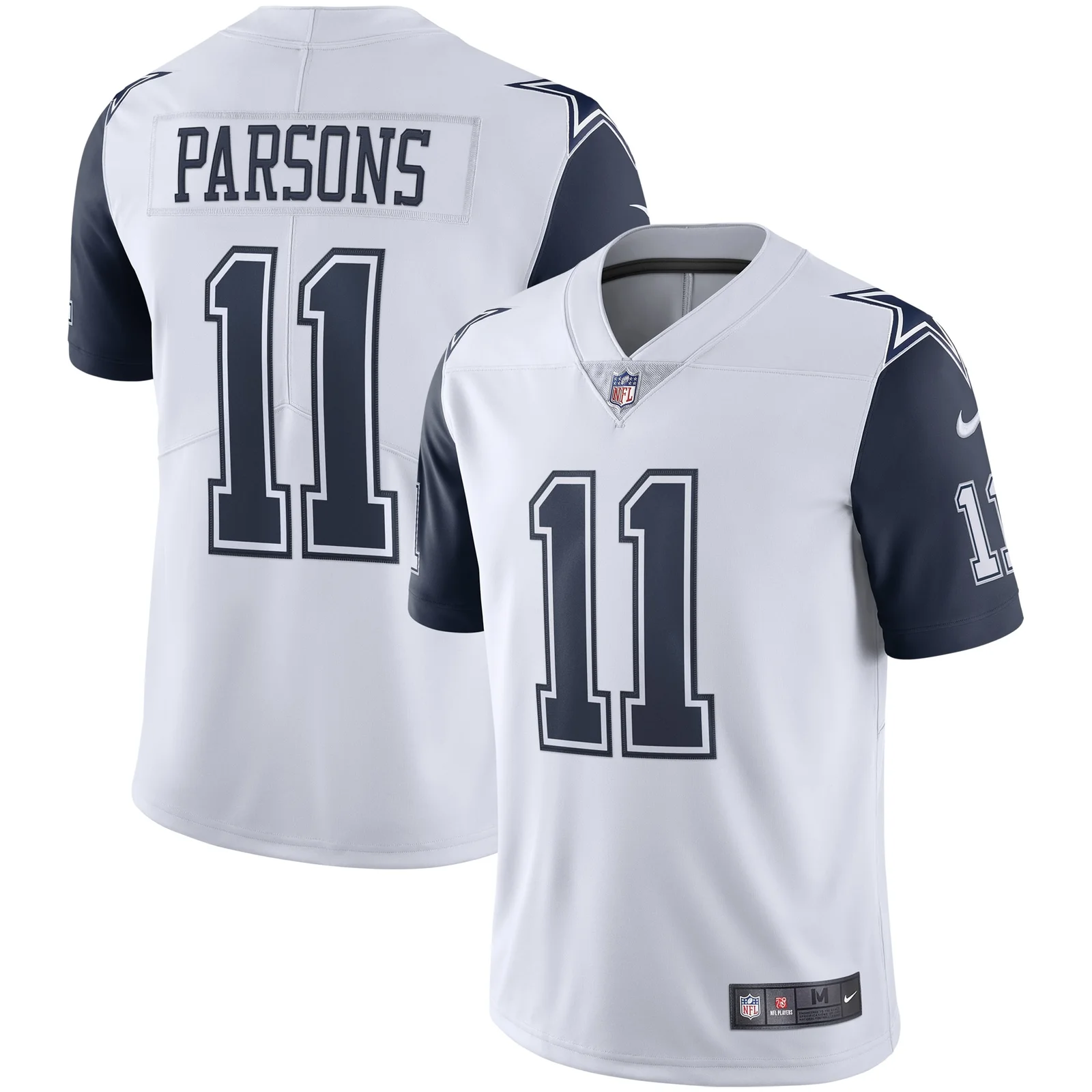 Men's Micah Parsons Dallas Cowboys Alternate 2 Vapor Limited Jersey - White -