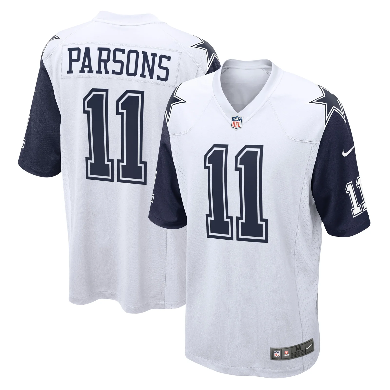 Men's Micah Parsons Dallas Cowboys Alternate Game Jersey - White -