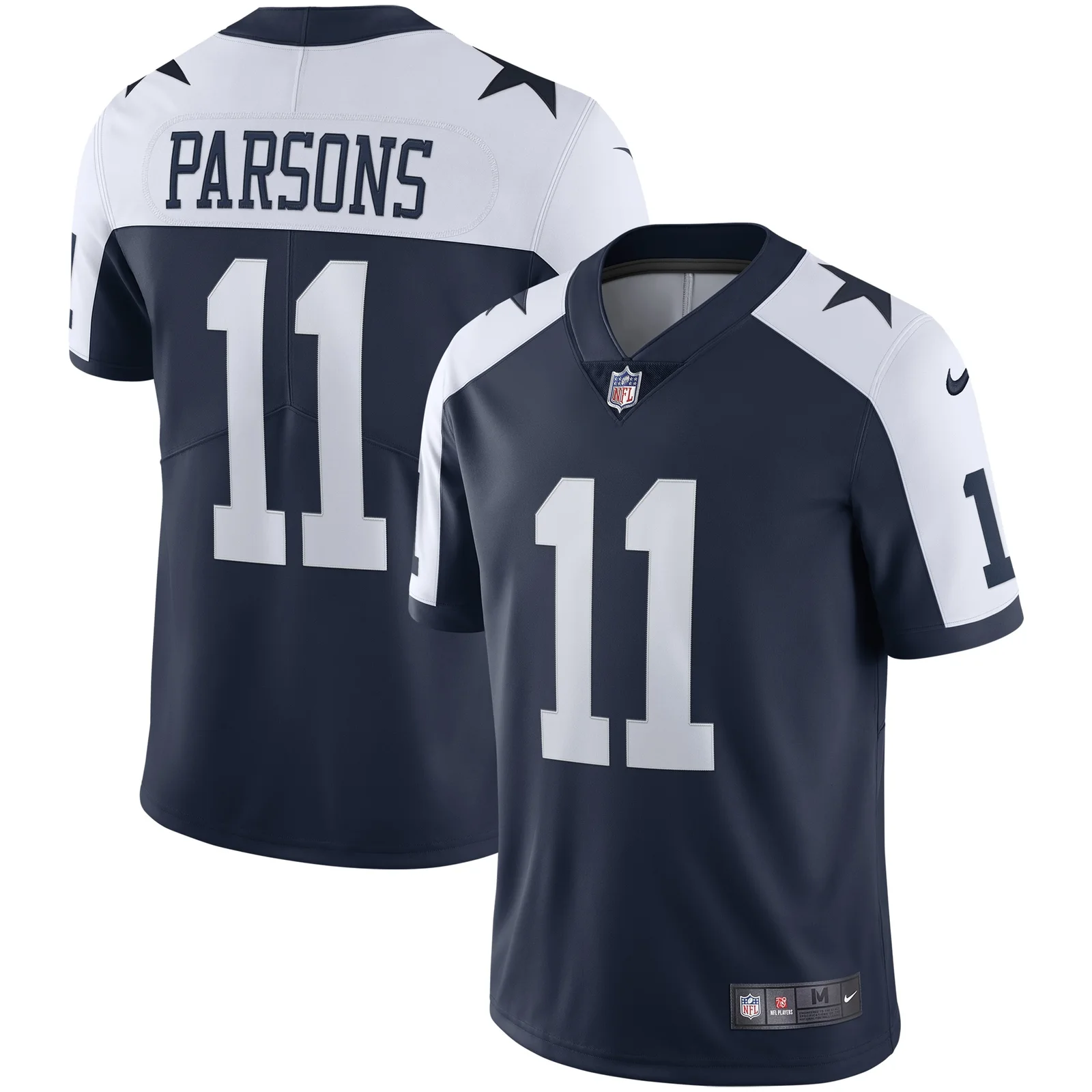 Men's Micah Parsons Dallas Cowboys Alternate Vapor Limited Jersey - Navy -