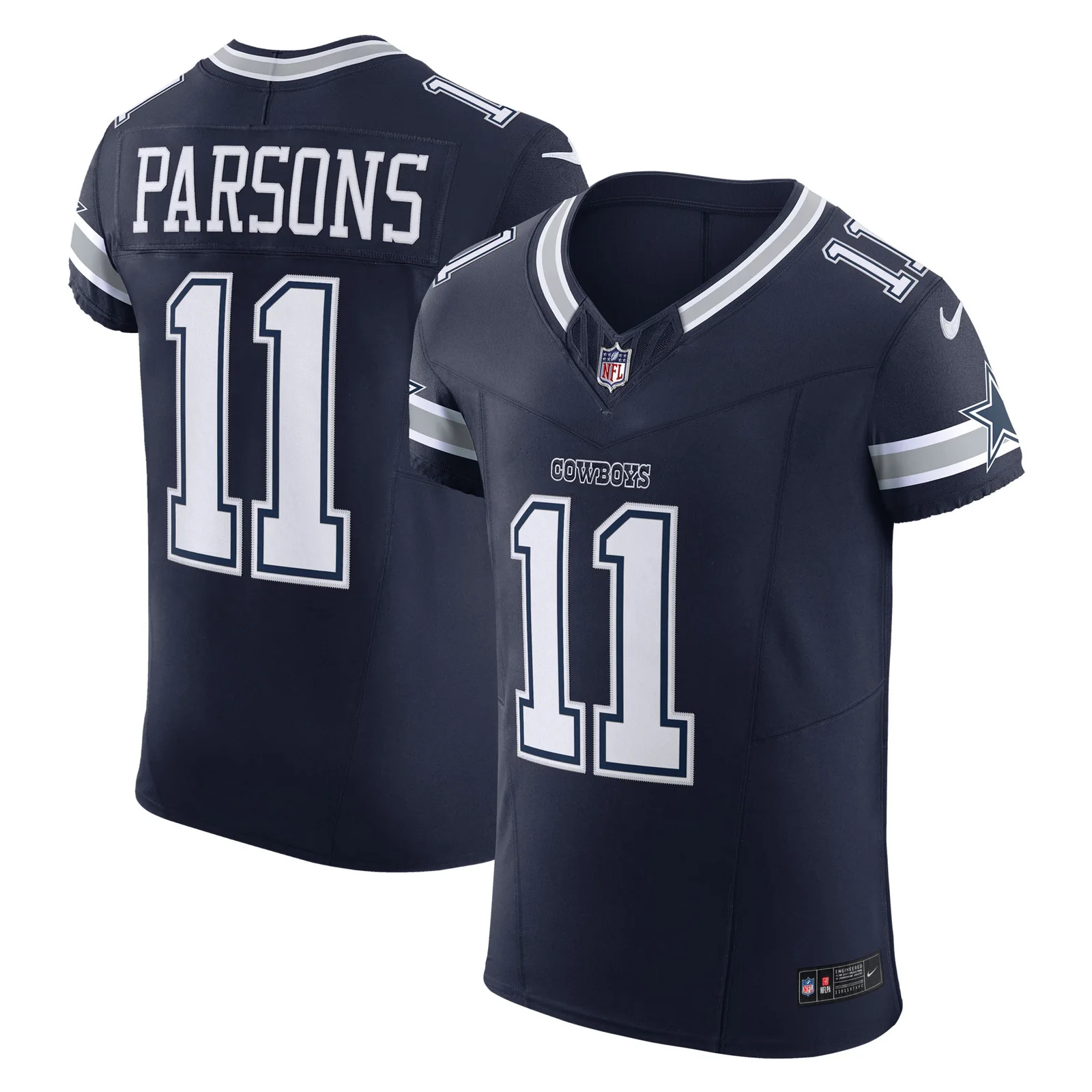 Men's Micah Parsons Dallas Cowboys Vapor F.U.S.E. Elite Jersey - Navy -
