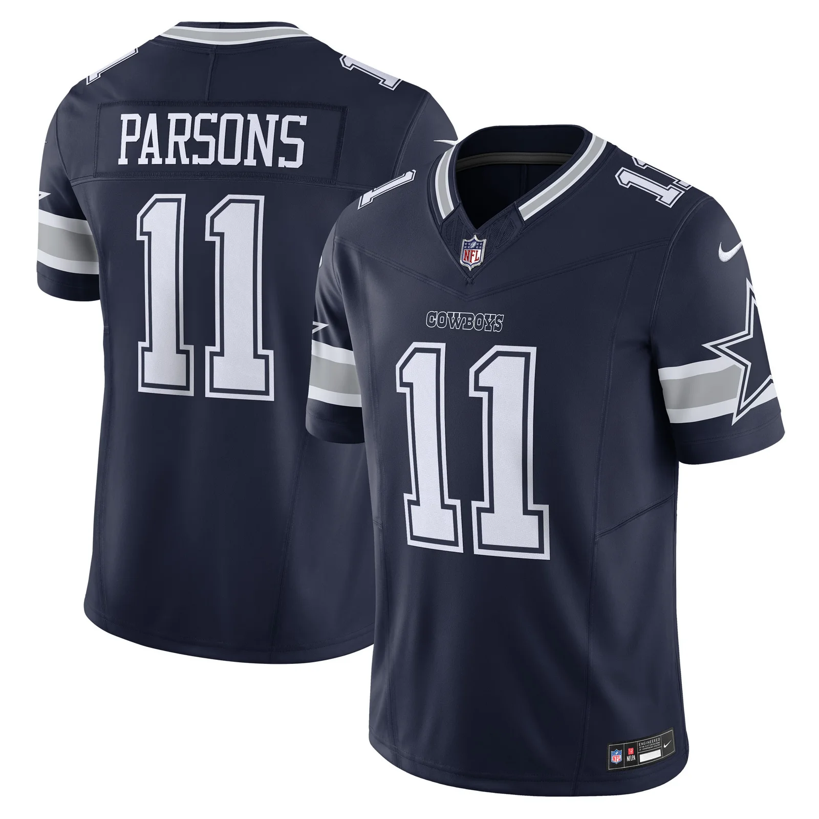 Men's Micah Parsons Dallas Cowboys Vapor F.U.S.E. Limited Jersey - Navy -