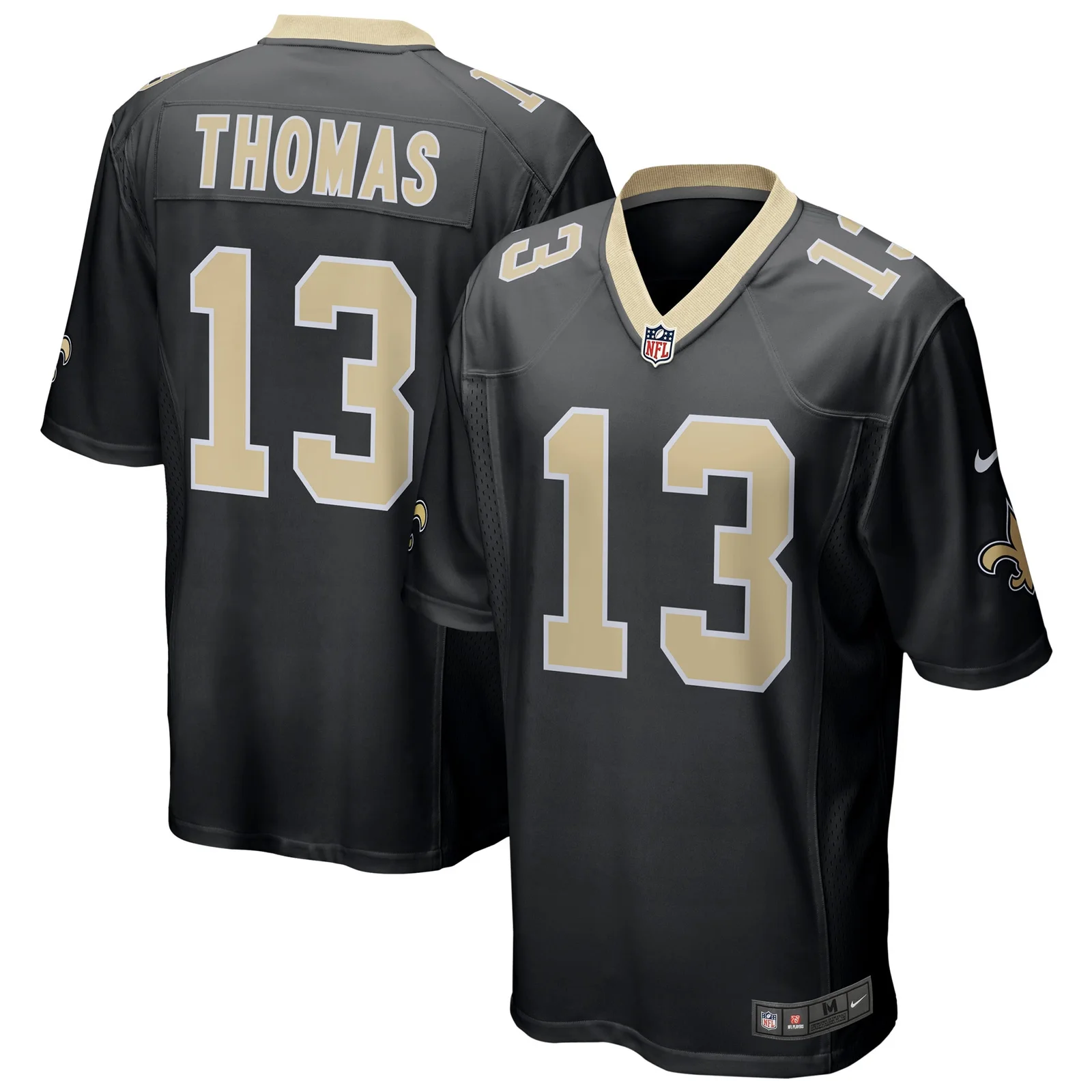 Men's Michael Thomas New Orleans Saints Game Jersey - Black -