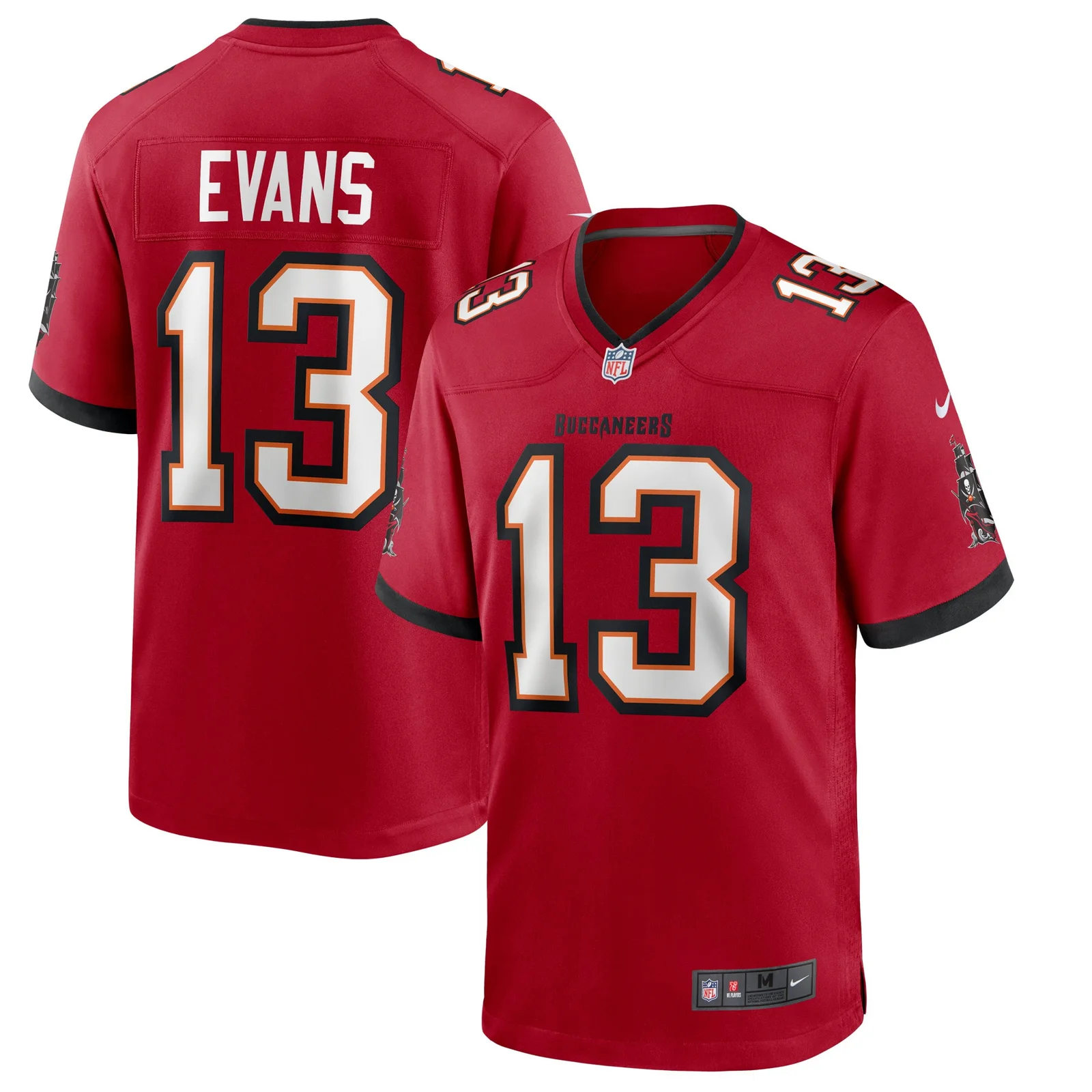 Men's Mike Evans Tampa Bay Buccaneers Game Jersey - Red -