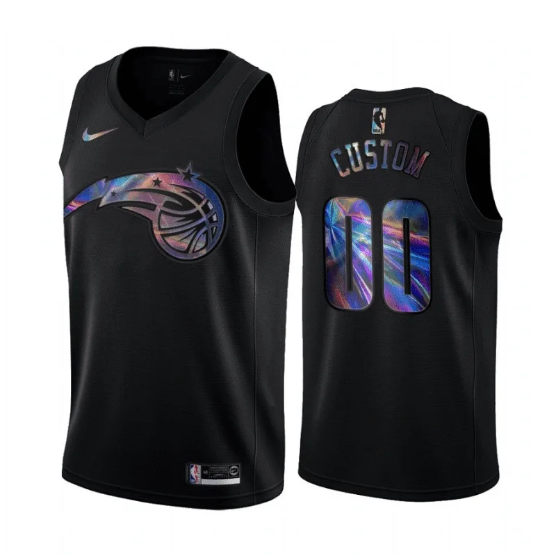 Men's NBA NBA Orlando Magic Jersey Custom Iridescent HWC Collection Swingman -