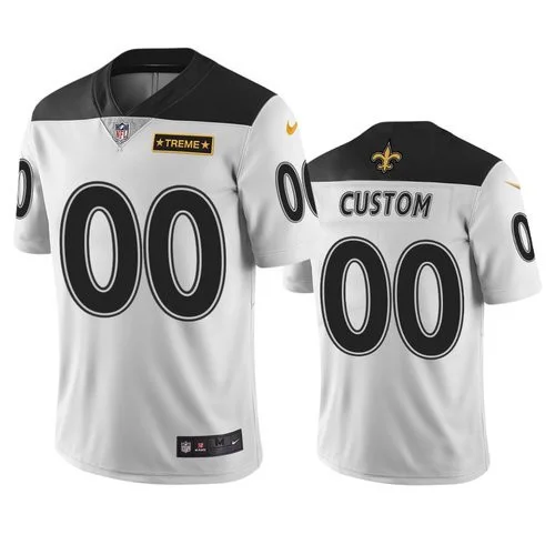 Saints Custom Jersey for Men New Orleans Saints Custom White Vapor Limited City Edition Jersey -