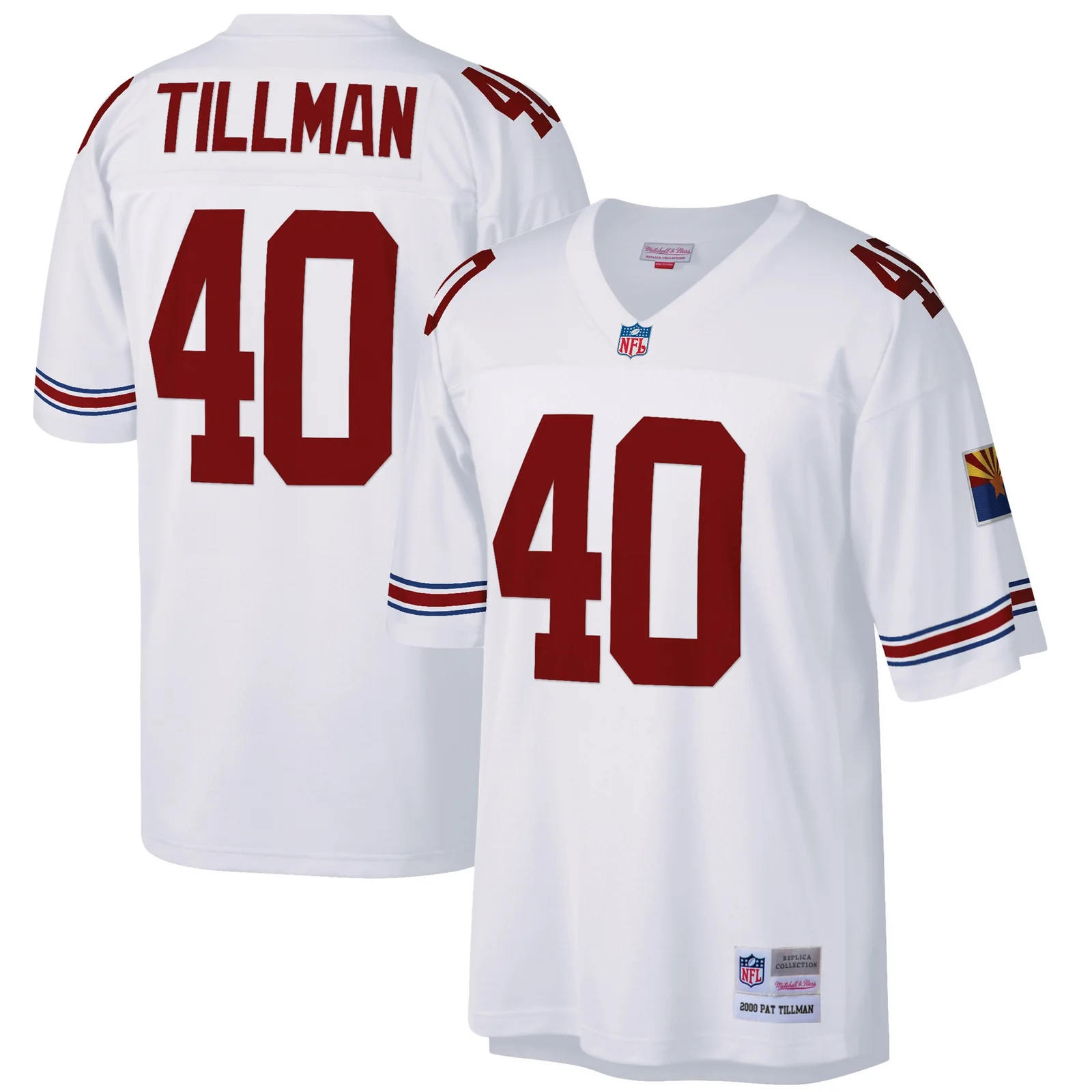 Men's Pat Tillman Arizona Cardinals Mitchell &amp; Ness Retired Player Legacy  Jersey - White