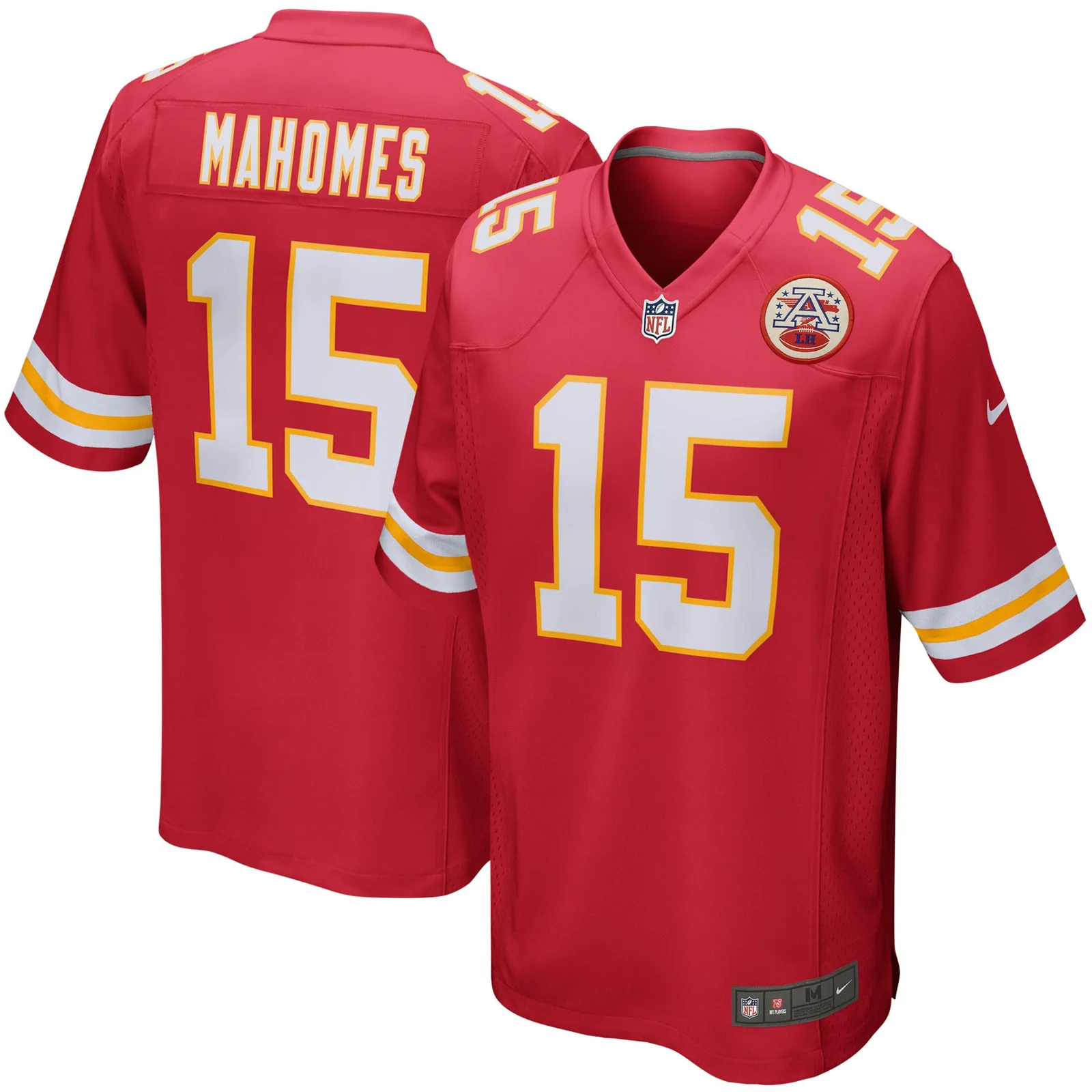 Men's Patrick Mahomes Kansas City Chiefs Game Player Jersey - Red -