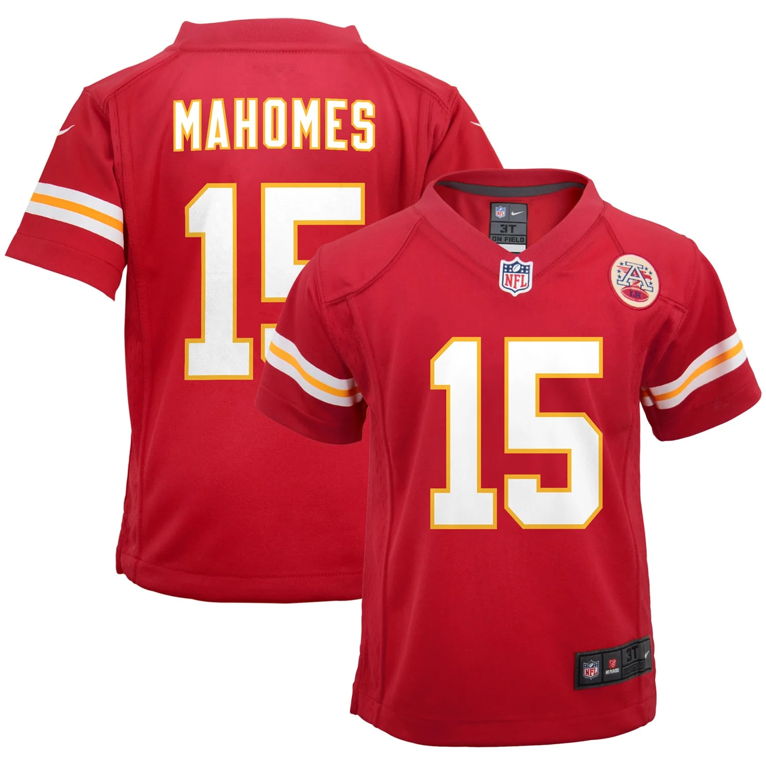 Men's Patrick Mahomes Kansas City Chiefs Preschool Game Jersey - Red -