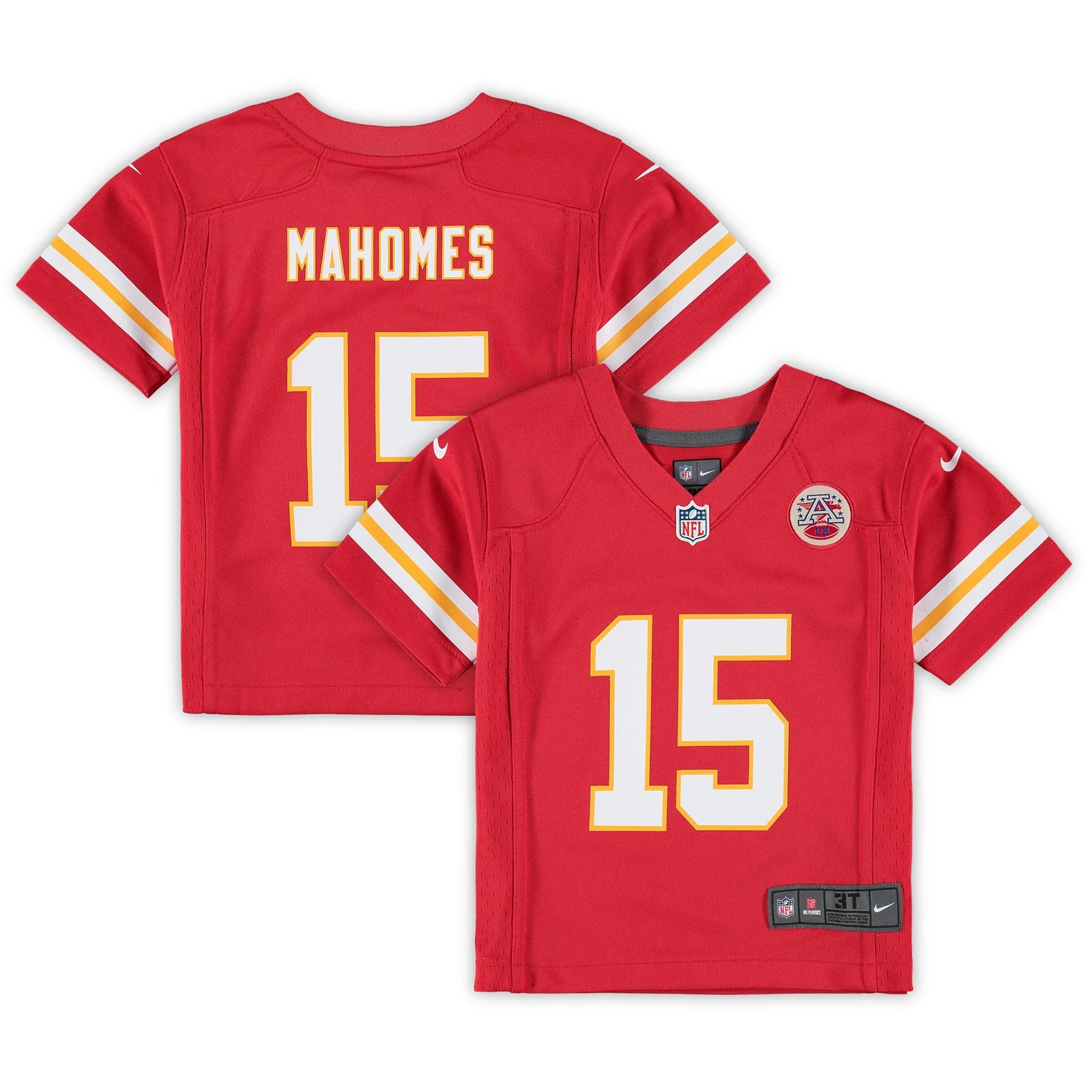 Men's Patrick Mahomes Kansas City Chiefs Toddler Game Jersey - Red -