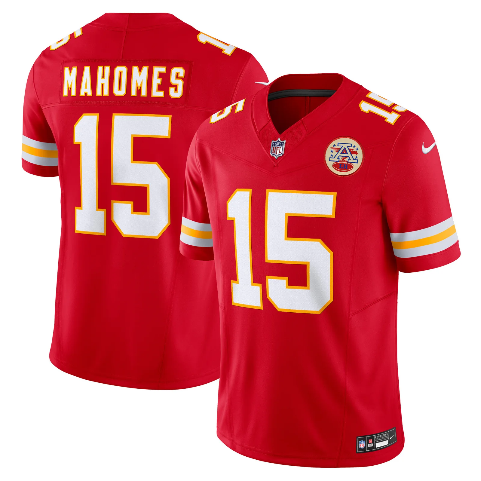 Men's Patrick Mahomes Kansas City Chiefs Vapor F.U.S.E. Limited Jersey - Red -