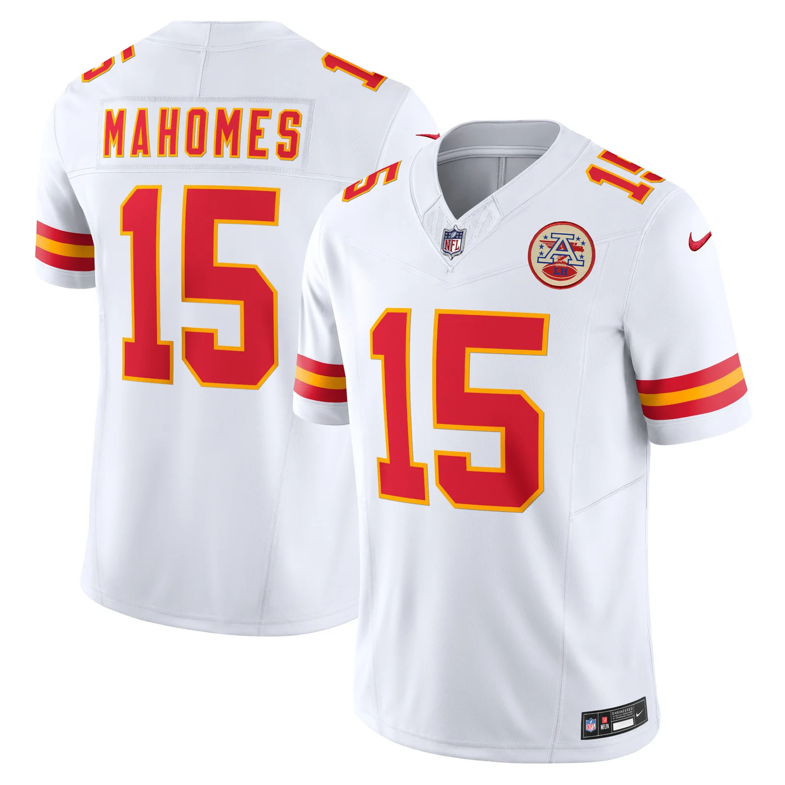 Men's Patrick Mahomes Kansas City Chiefs Vapor F.U.S.E. Limited Jersey - White -