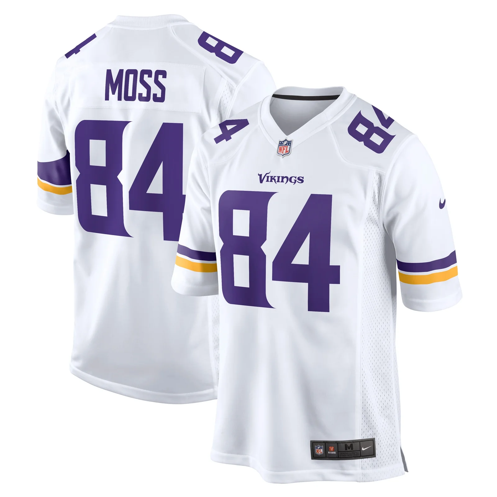 Men's Randy Moss Minnesota Vikings Retired Player Game Jersey - White -
