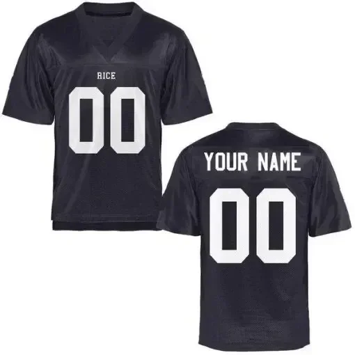 Men's Rice Owls Style Customizable Football Jersey Jersey , Ncaa Jerseys -