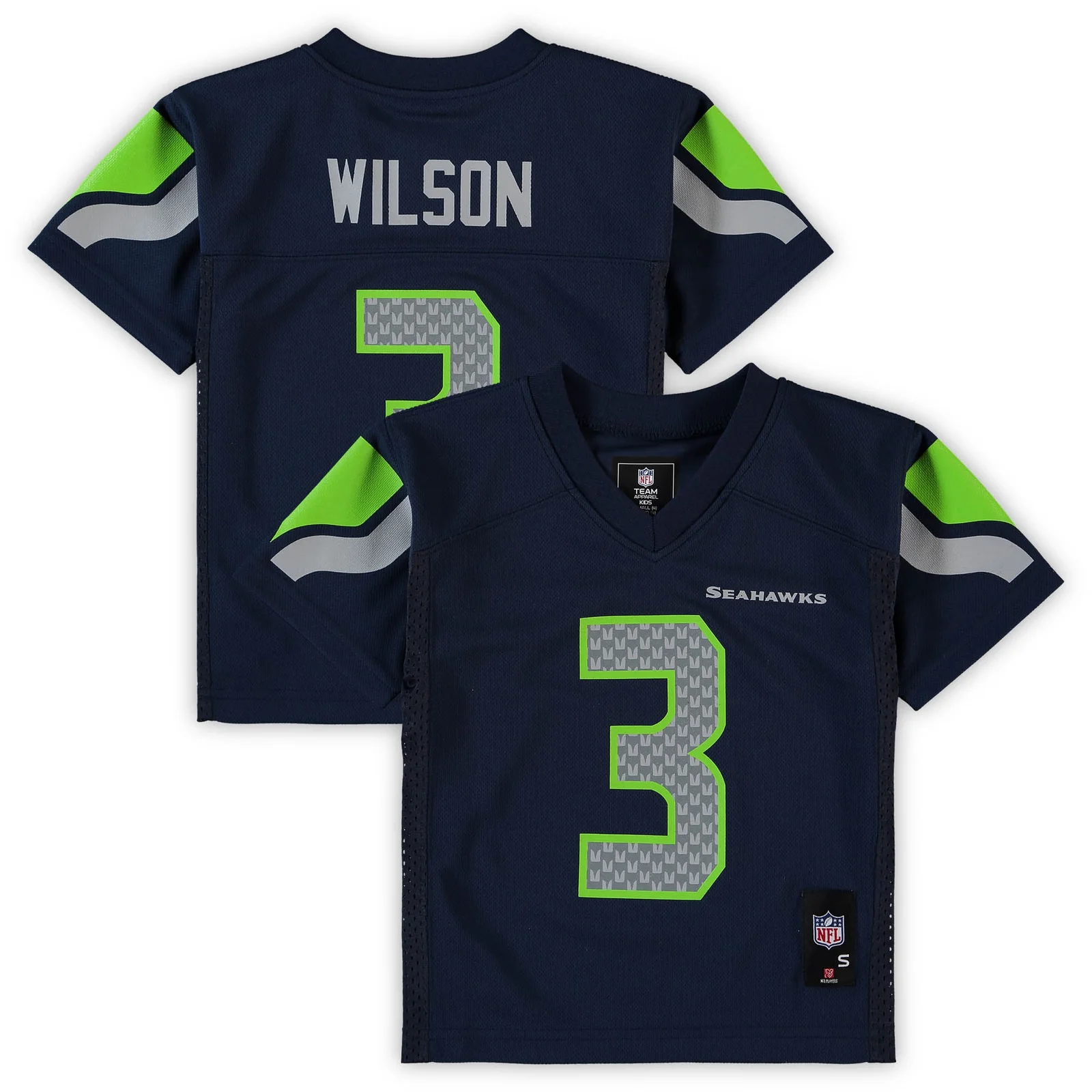 Men's Russell Wilson Seattle Seahawks Preschool  Player Jersey - College Navy