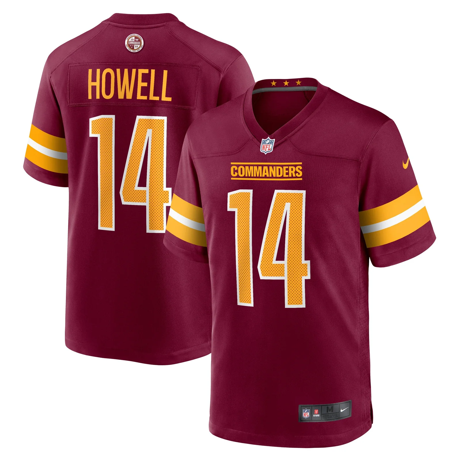 Men's Sam Howell Washington Commanders Player Game Jersey - Burgundy -