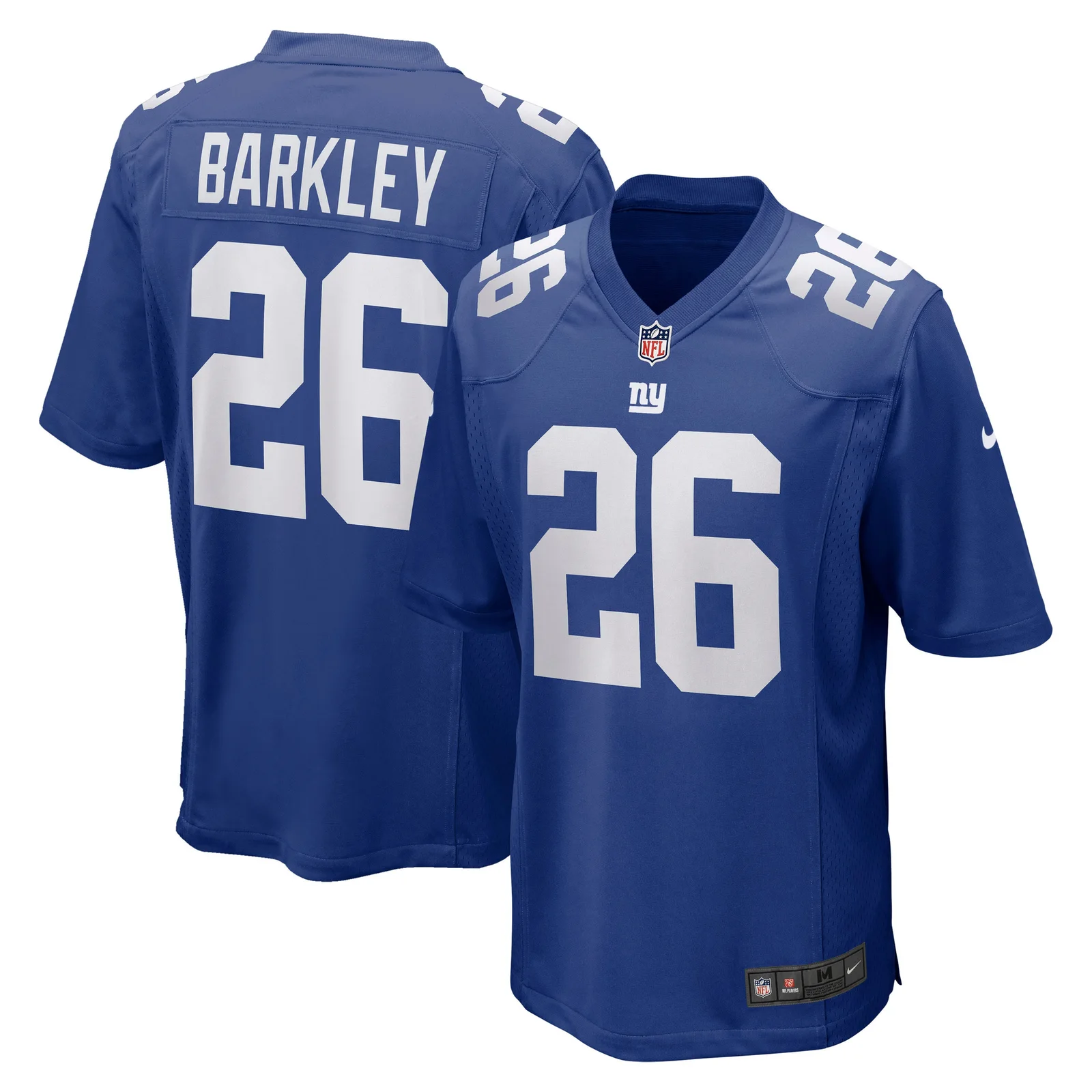 Men's Saquon Barkley New York Giants Game Jersey - Royal -