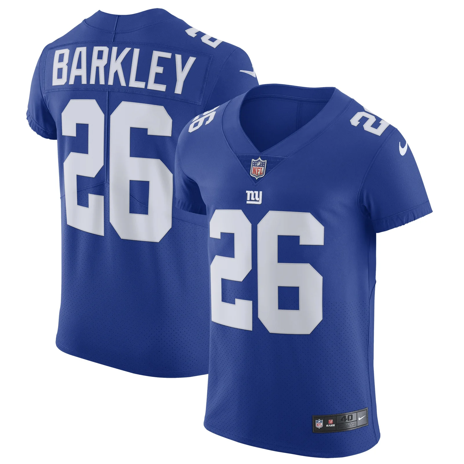 Men's Saquon Barkley New York Giants Vapor Untouchable Elite Player Jersey - Royal -