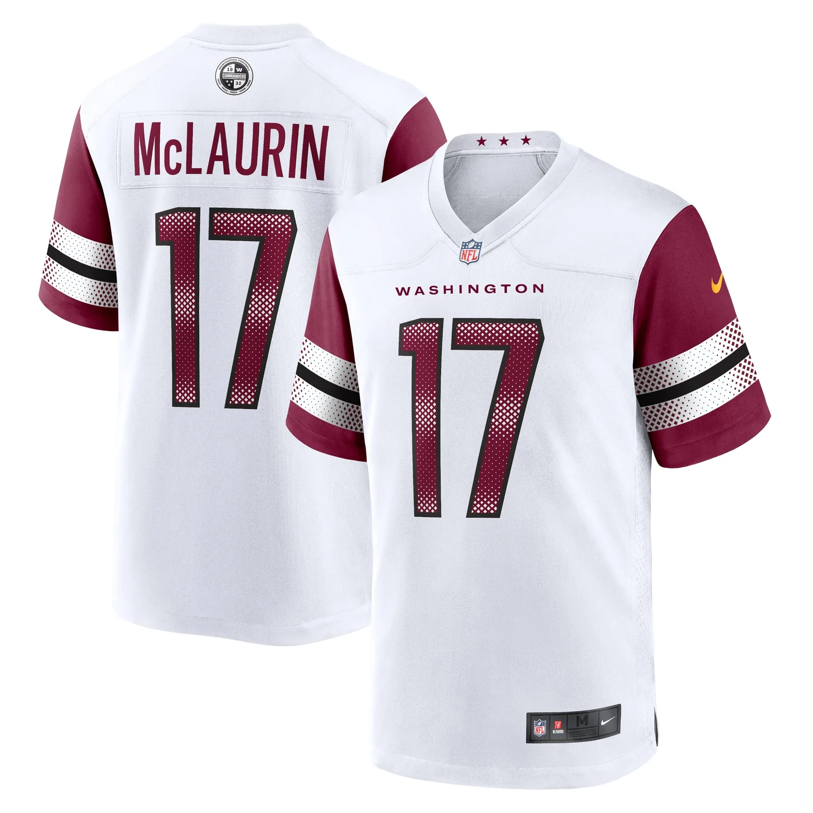 Men's Terry McLaurin Washington Commanders Game Jersey - White -