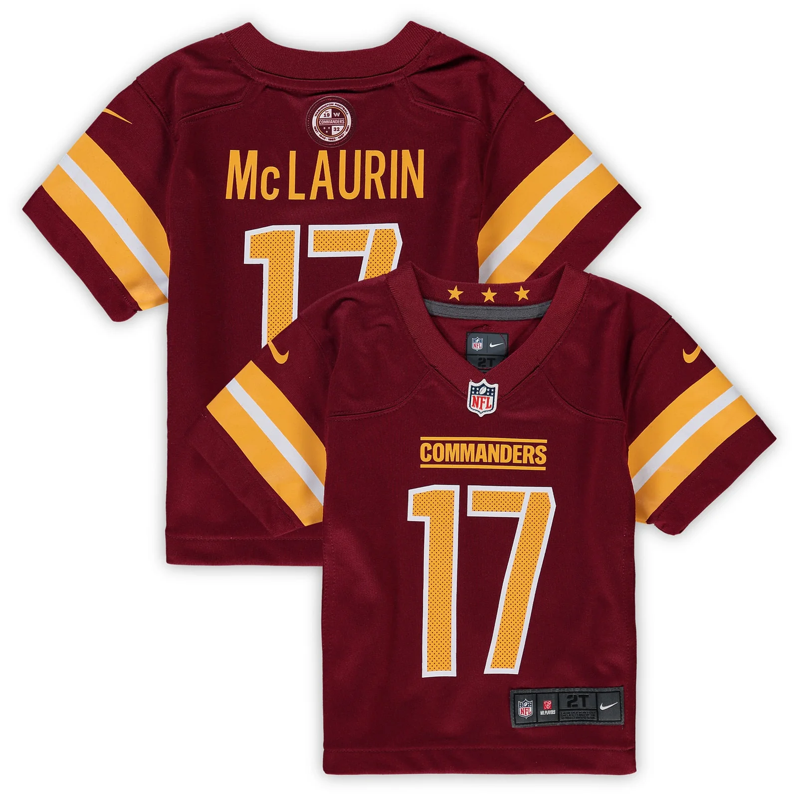 Men's Terry McLaurin Washington Commanders Toddler Game Jersey - Burgundy -