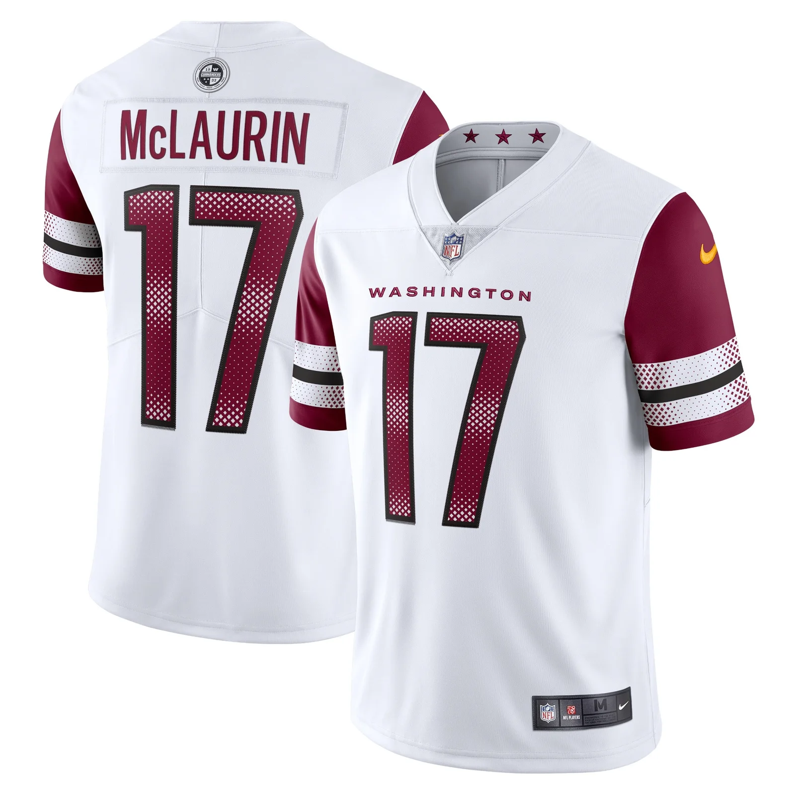Men's Terry McLaurin Washington Commanders Vapor Limited Jersey - White -