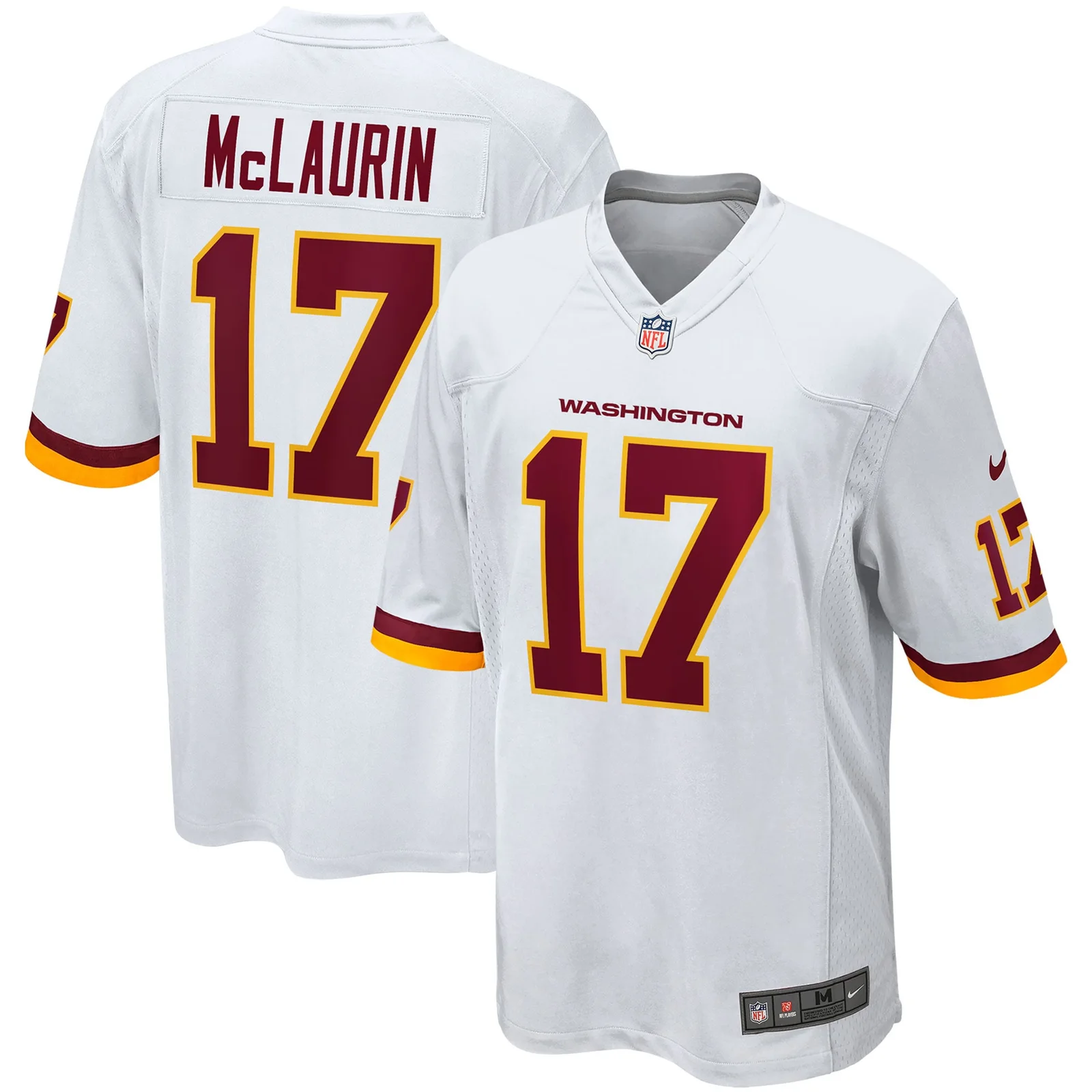 Men's Terry McLaurin Washington Football Team Player Game Jersey - White -