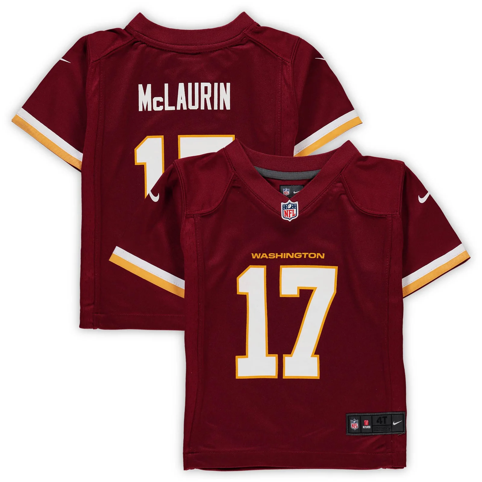 Men's Terry McLaurin Washington Football Team Toddler Game Jersey - Burgundy -
