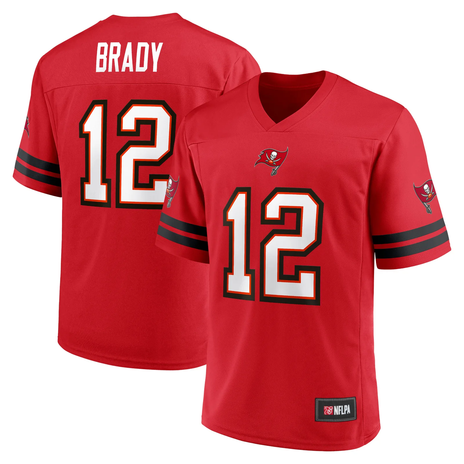 Men's Tom Brady Red Tampa Bay Buccaneers  Player Jersey