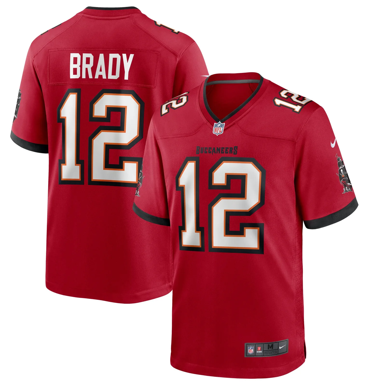 Men's Tom Brady Tampa Bay Buccaneers Game Player Jersey - Red -