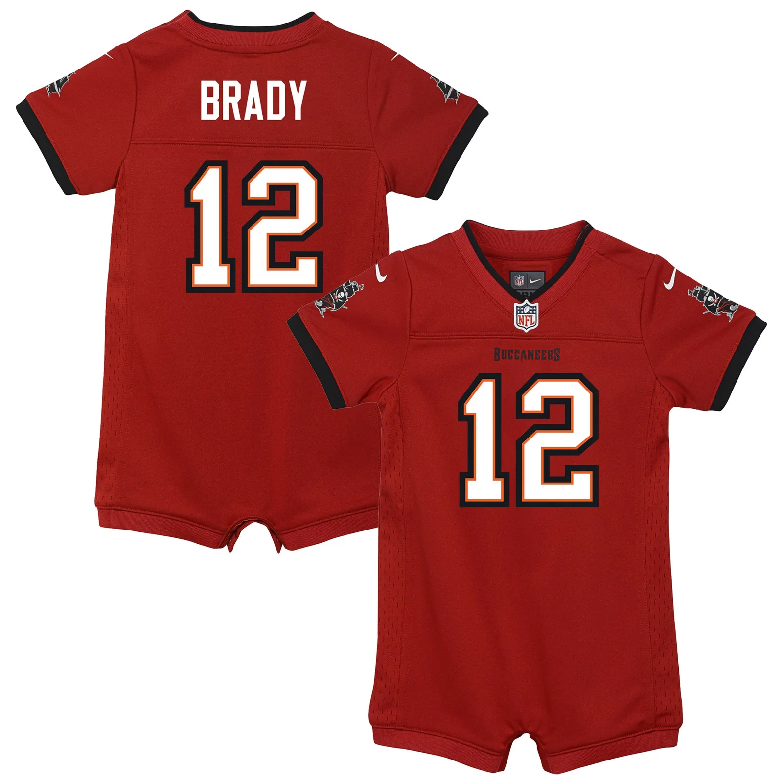 Men's Tom Brady Tampa Bay Buccaneers Newborn &amp; Infant Game Romper Jersey - Red -
