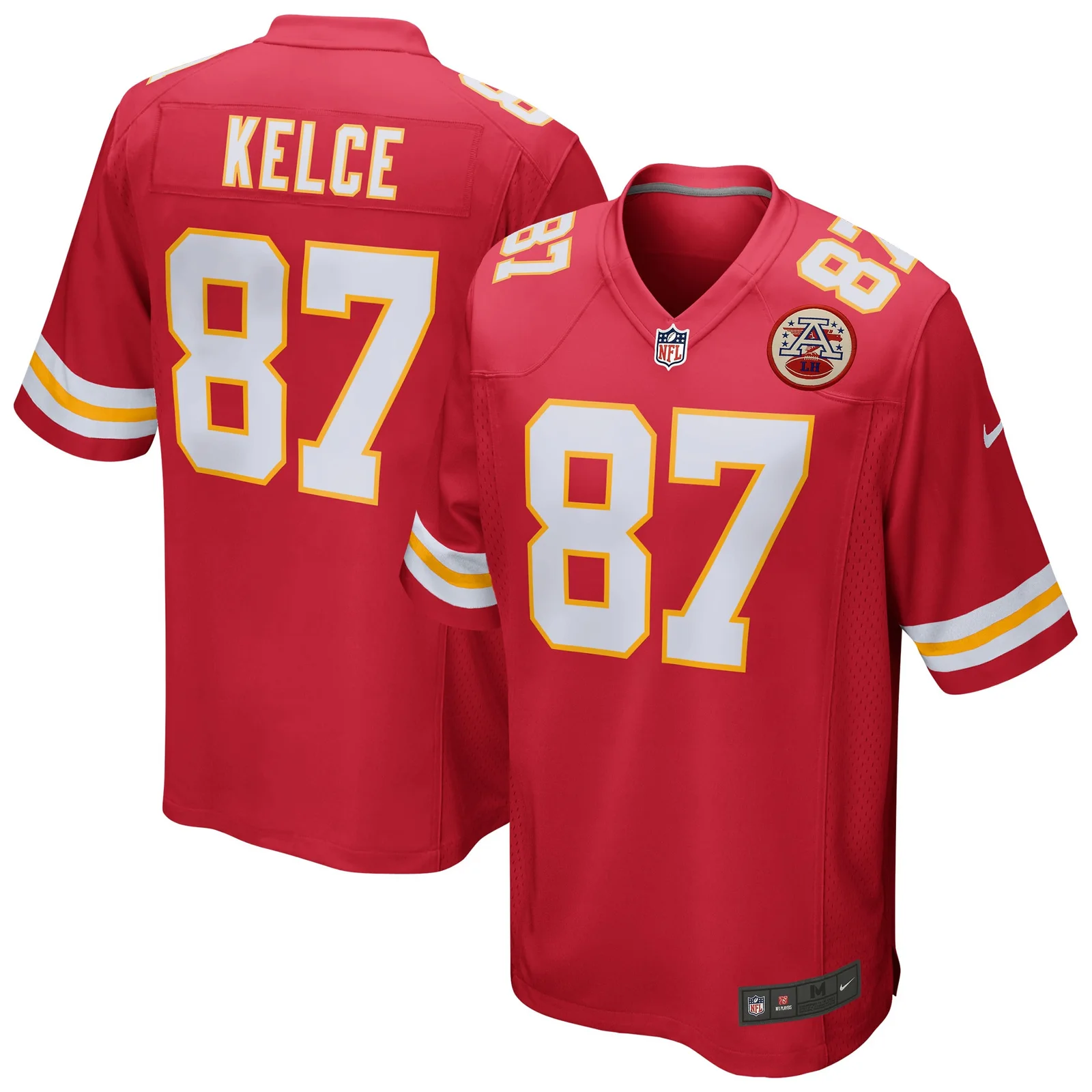 Men's Travis Kelce Kansas City Chiefs Game Jersey - Red -
