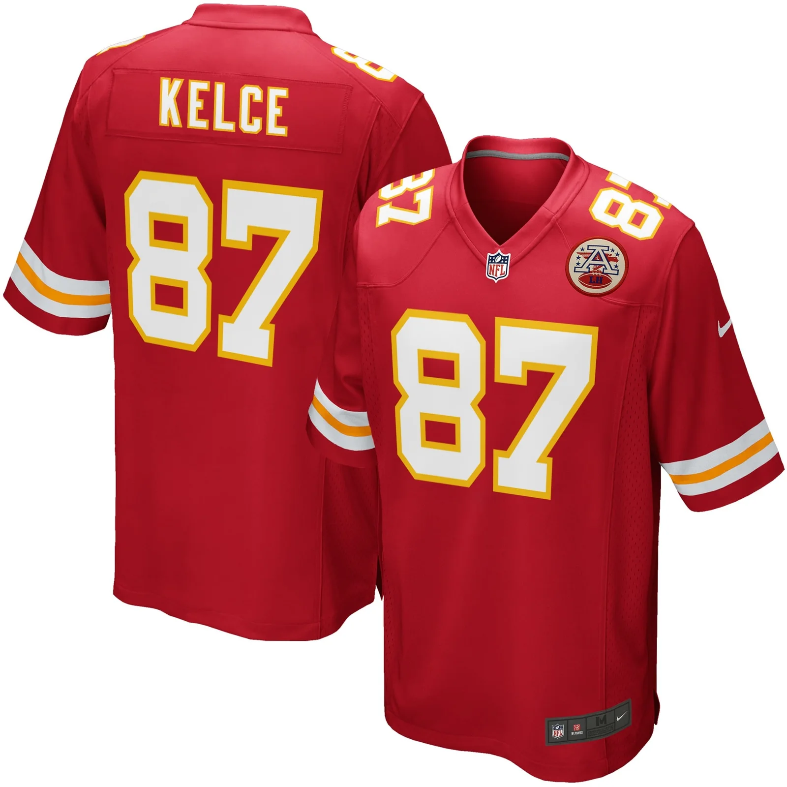 Men's Travis Kelce Kansas City Chiefs Team Game Jersey - Red -