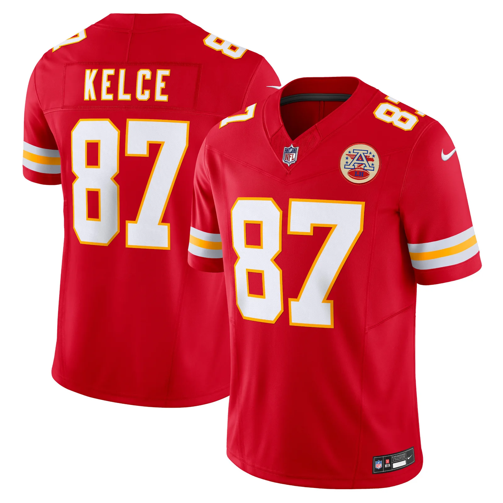 Men's Travis Kelce Kansas City Chiefs Vapor F.U.S.E. Limited Jersey - Red -