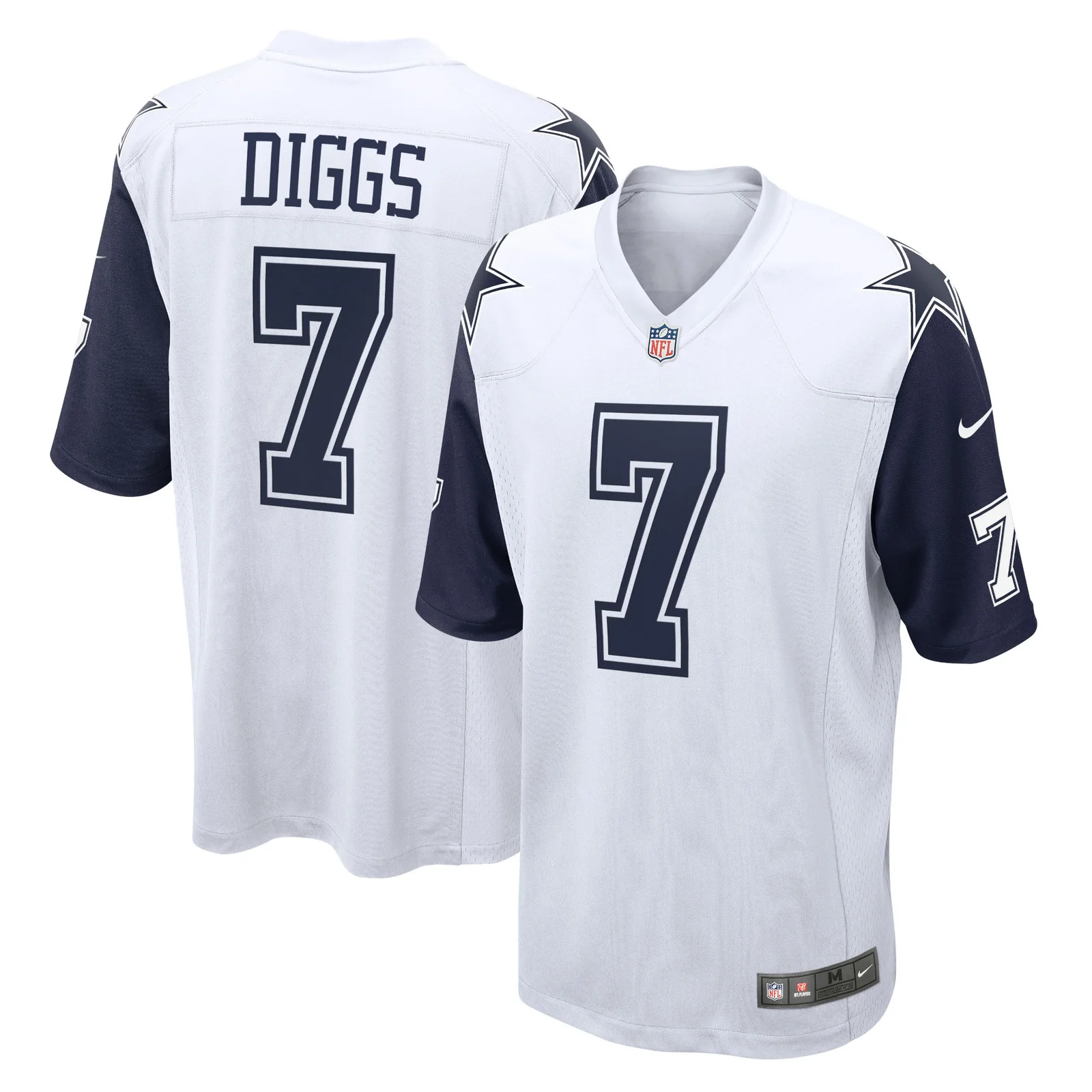 Men's Trevon Diggs Dallas Cowboys Alternate Game Jersey - White -
