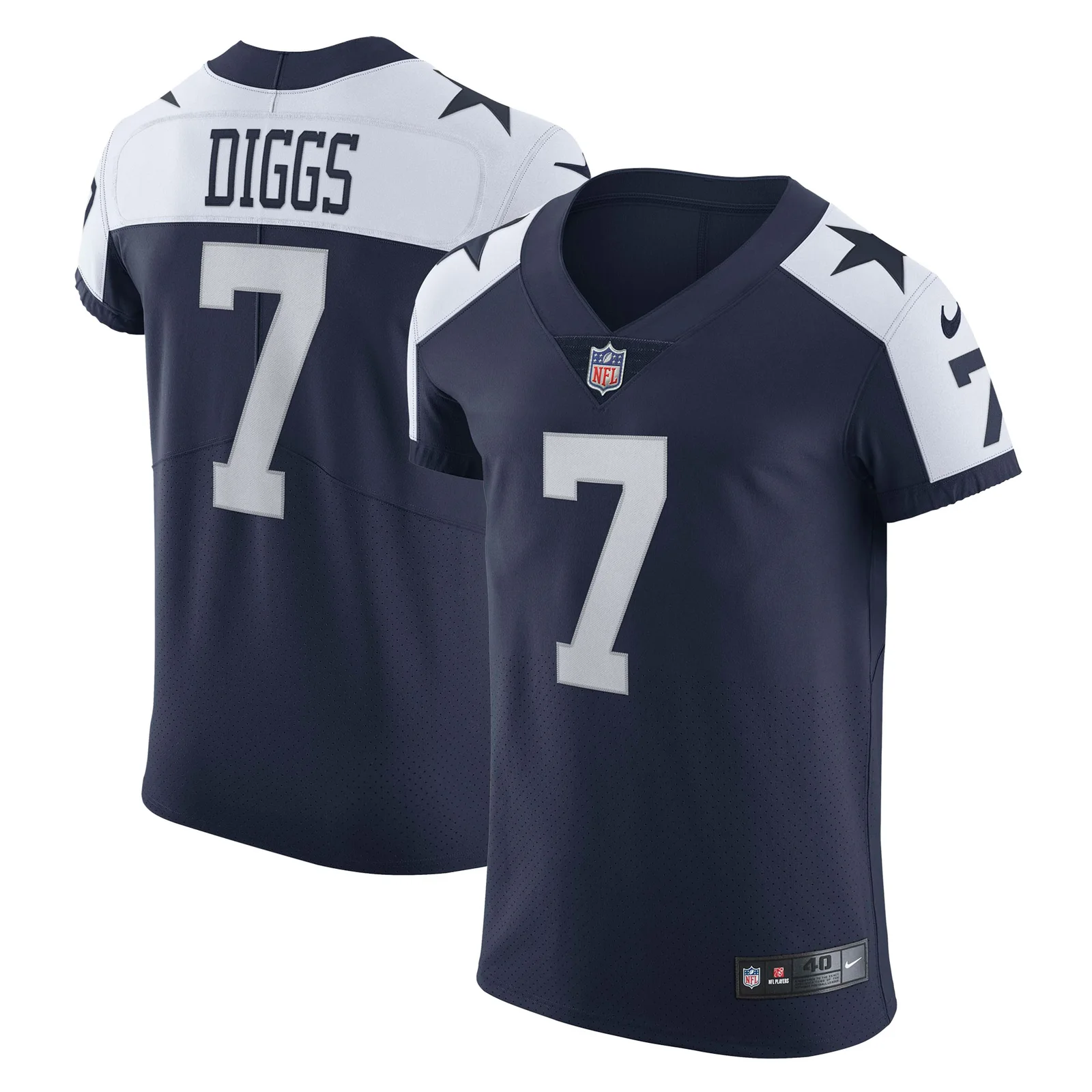 Men's Trevon Diggs Dallas Cowboys Alternate Vapor Elite Jersey - Navy -