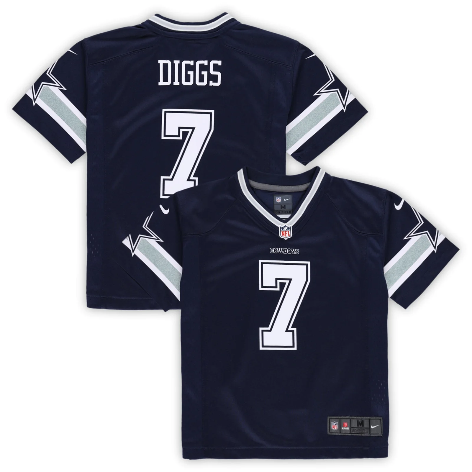 Men's Trevon Diggs Dallas Cowboys Preschool Game Jersey - Navy -