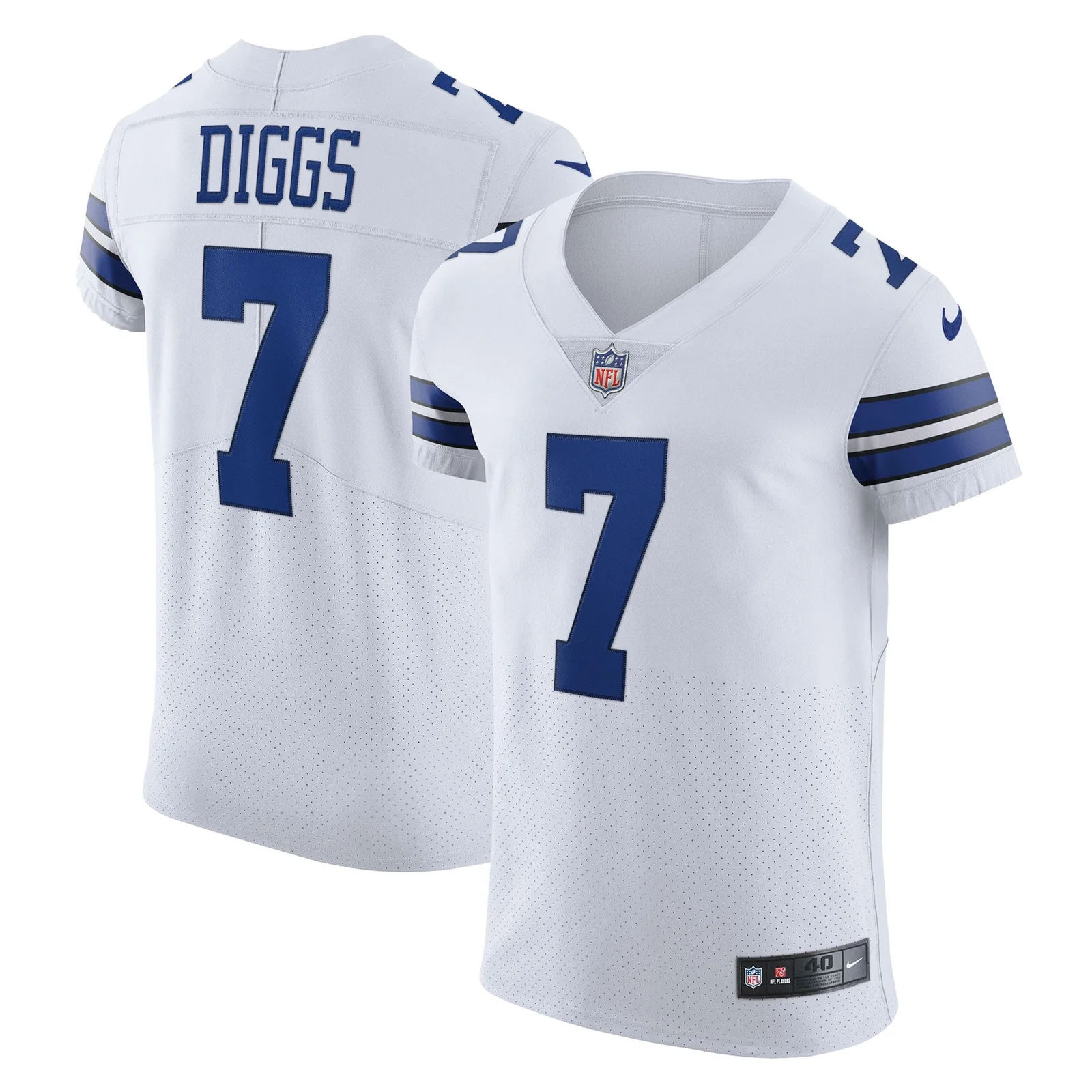 Men's Trevon Diggs Dallas Cowboys Vapor Elite Jersey - White -