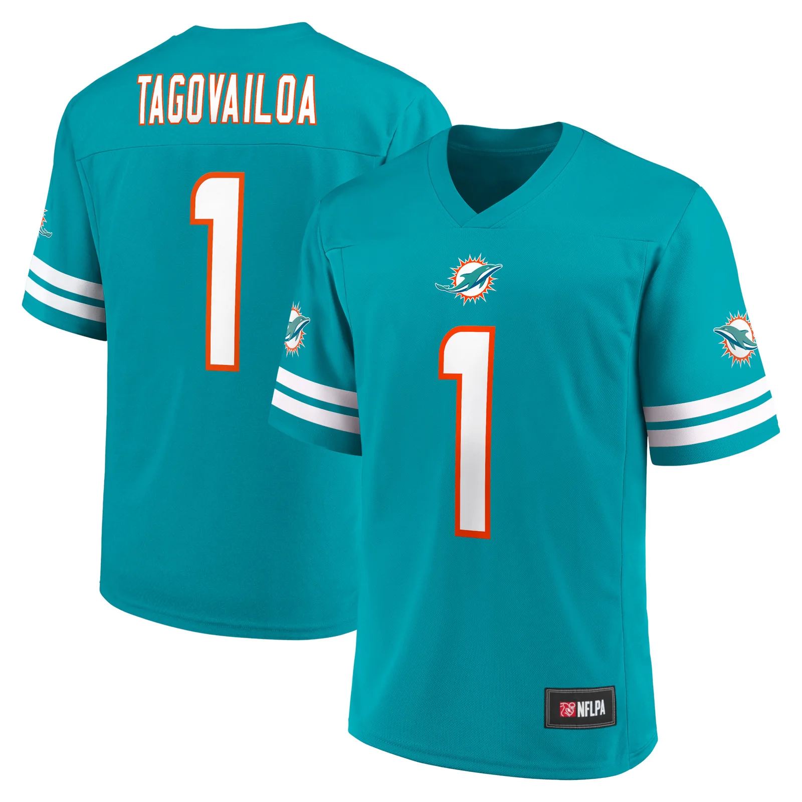 Men's Tua Tagovailoa Aqua Miami Dolphins  Player Jersey
