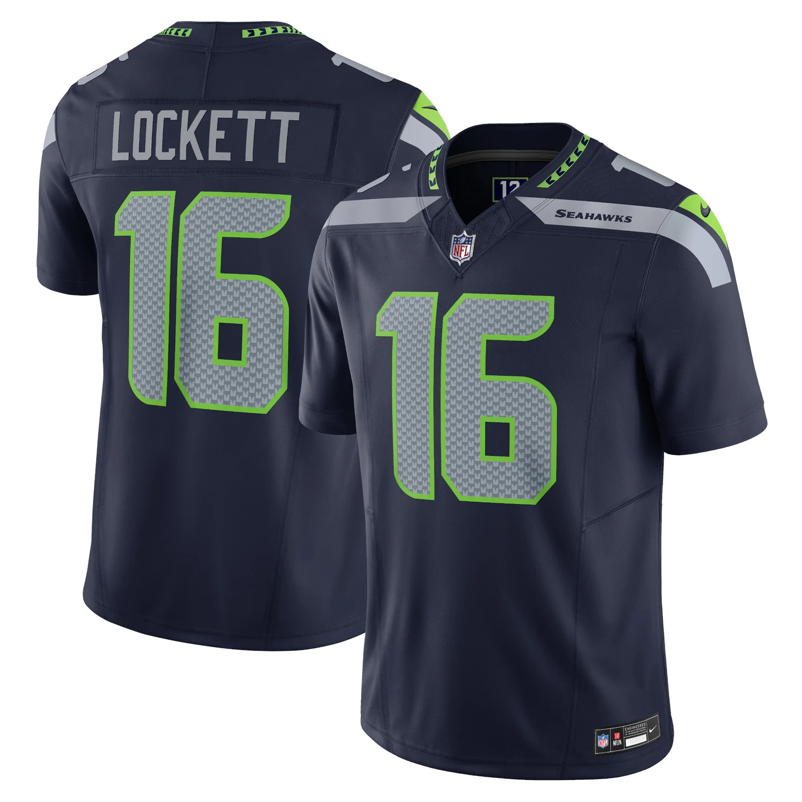Men's Tyler Lockett Seattle Seahawks Vapor F.U.S.E. Limited Jersey - College Navy -