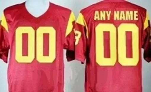 Men's  USC Trojans Style Customizable Football Jersey Jersey , NCAA jerseys -